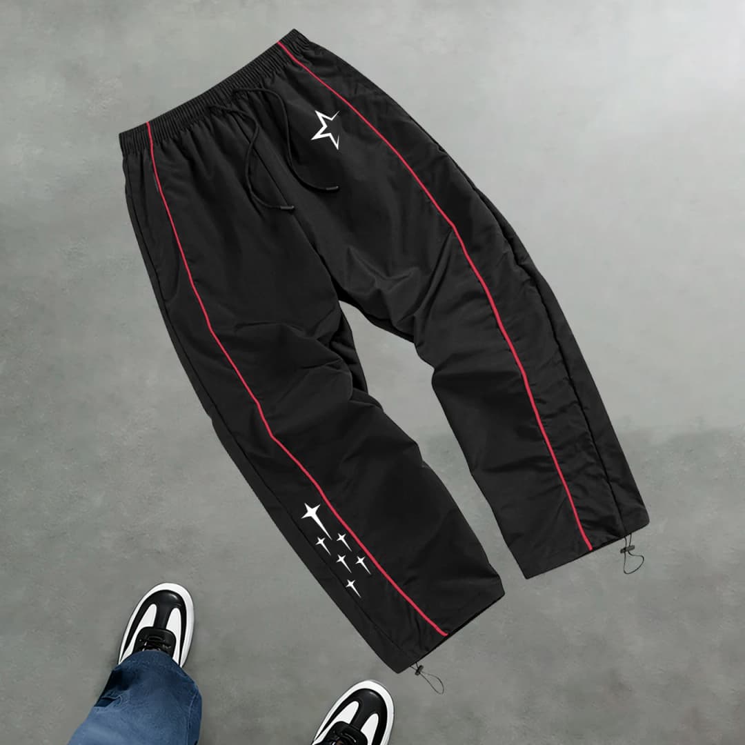 Men's Star Print Casual Sports Trouser Spring And Summer Fitness Training Trousers Suitable For Everyday Commute Trendy Outfits - 5