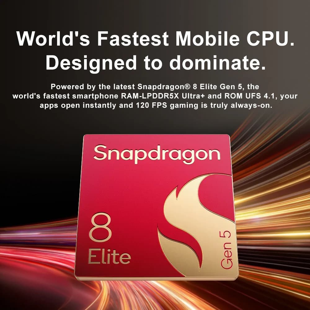 Chinese Version OnePlus 15 Unlocked 5G Smartphone Snapdragon 8 Elite Gen 5 6.78'' 165Hz Screen 50MP Camera 7300mAh Battery NFC - 5