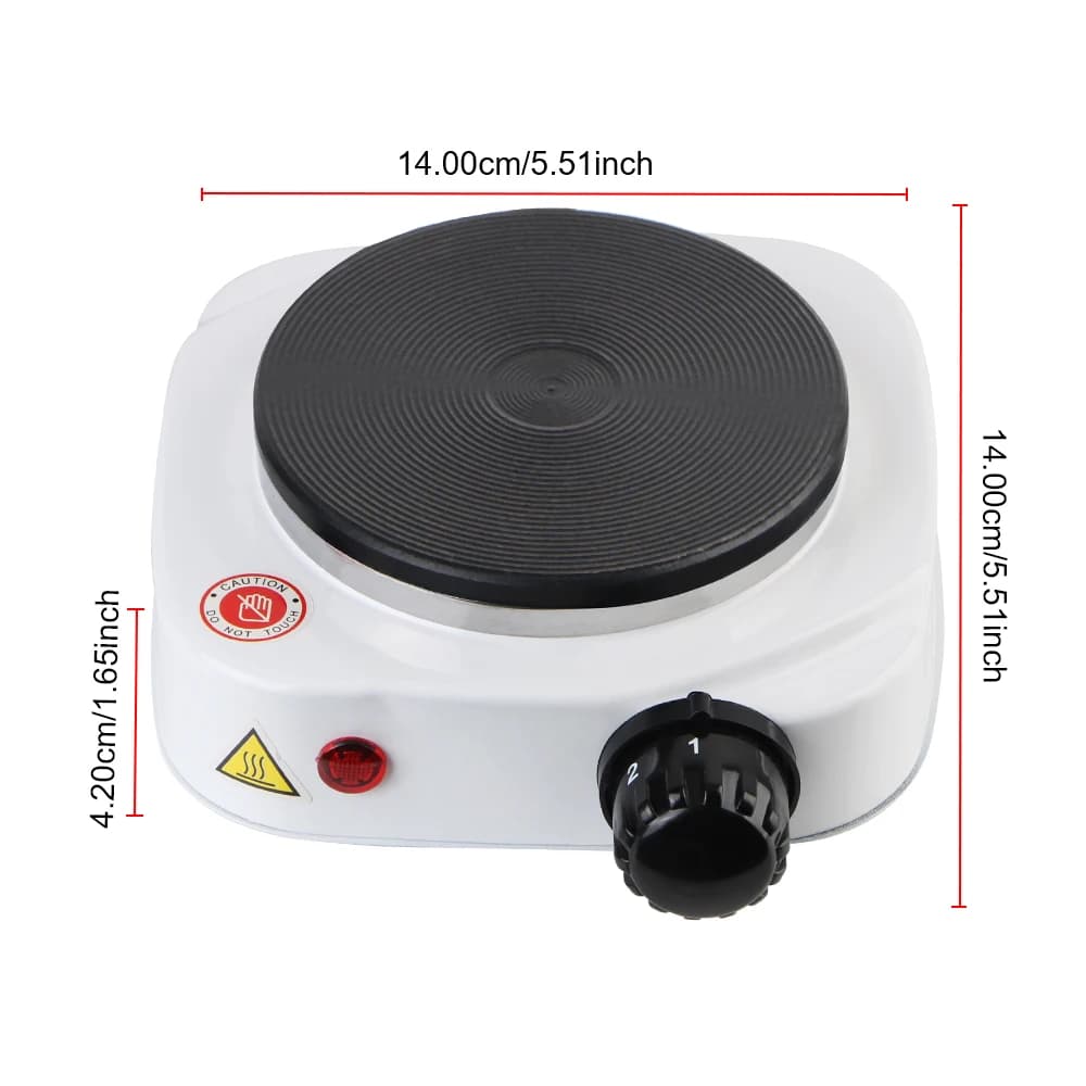 Multifunctional Kitchen Appliance Mini Electric Heater Stove Hot Cooker Plate Milk Water Coffee Heating Furnace 500W 220V - 5