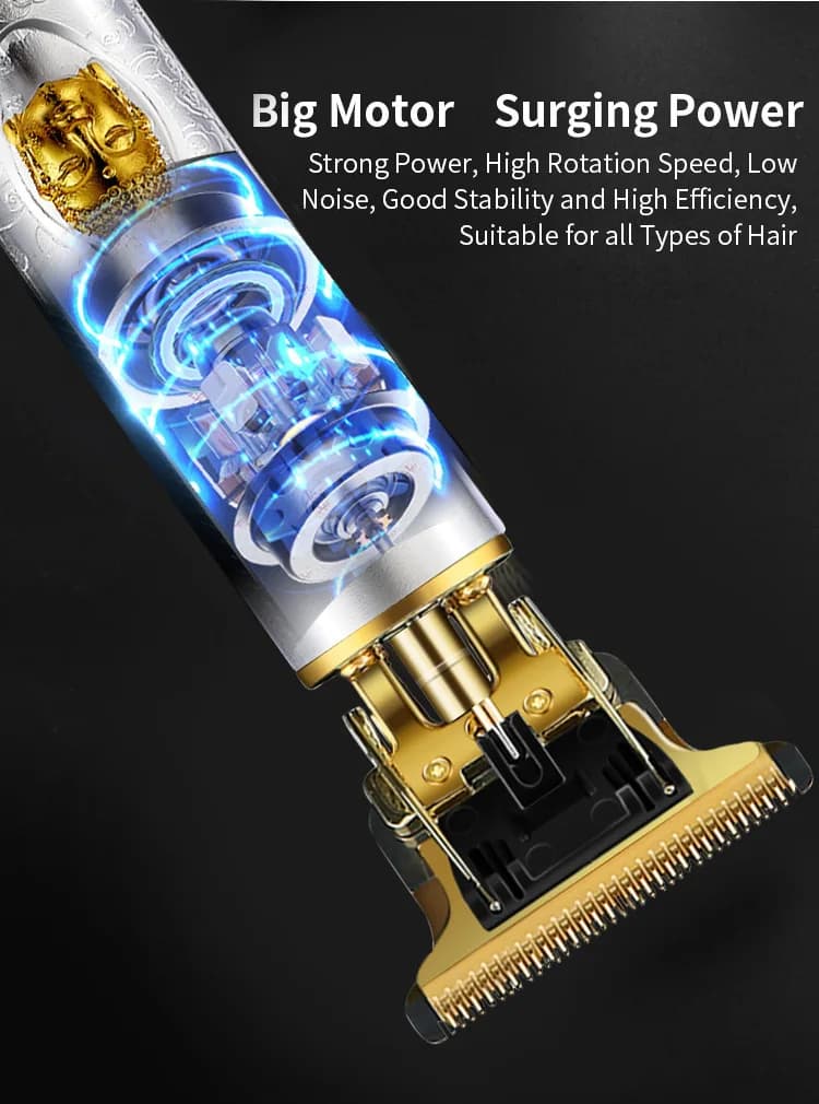 ماكينة قص شعر كهربائية احترافية، ماكينة قص شعر لاسلكية عبر USB، ماكينة تشذيب اللحية، مجموعة العناية الشخصية، ماكينة قص شعر