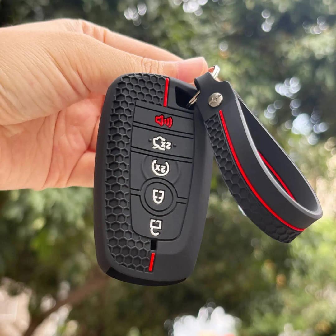 Keychain Protection For Ford Mustang Fusion Explorer Ka Focus S-MAX  Fiesta Silicone Car Key Case Cover Accessories - 3