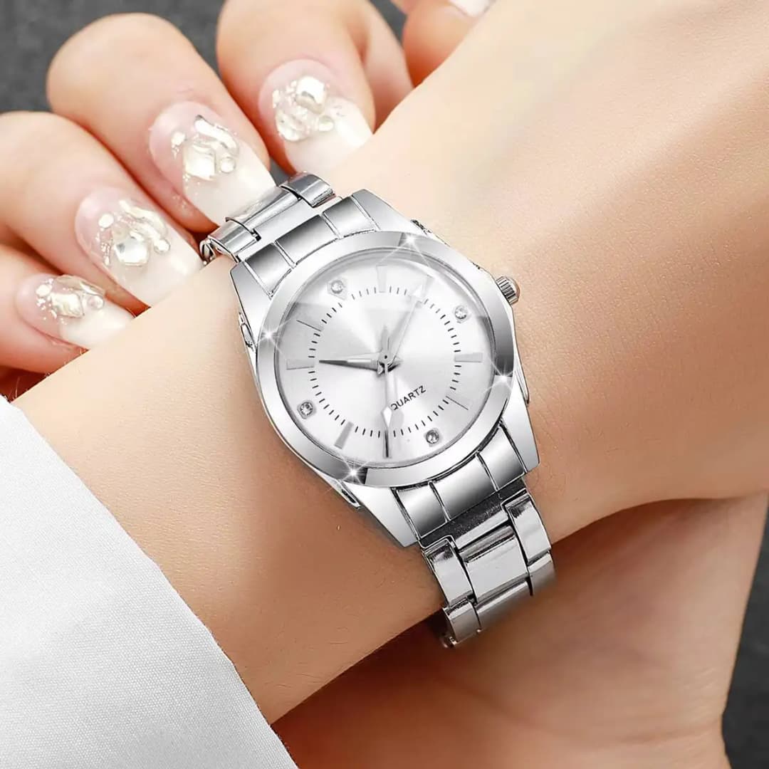 Luxury Rhinestone Women Watches Casual Quartz Wrist Watches For Ladies Clock Reloj Mujer（Without box） - 4