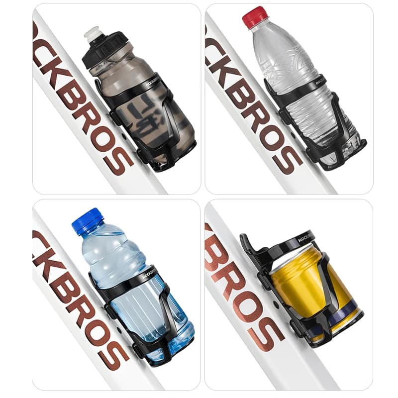 حامل زجاجة دراجة ROCKBROS قفص زجاجة دراجة خفيف الوزن من مادة البولي كربونات حامل زجاجة دراجة قابل للحمل إكسسوارات دراجة جبلية - 4