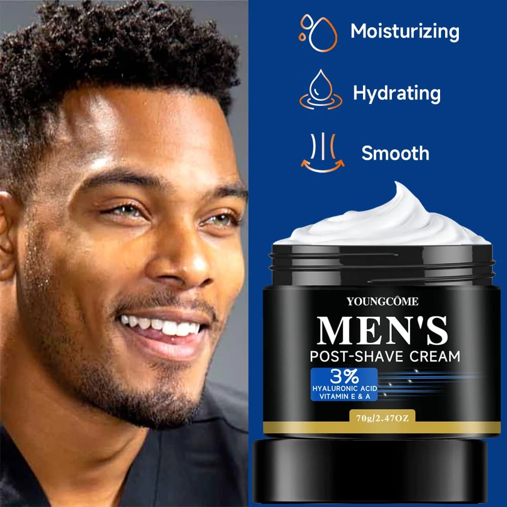 YOUNGCÃME بلسم ما بعد الحلاقة للرجال، يهدئ ويريح البشرة التالفة والاحمرار وحروق الحلاقة والتهيجات الأخرى 1.41/2 أونصة سائلة - 6