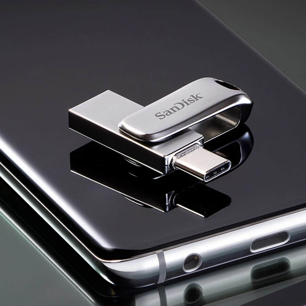 100% Original SanDisk USB Flash Drive 32GB 64GB 128GB 256GB 512GB Type-C OTG USB 3.1 Memory Stick Metal U Disk SDDDC4 Pendrive - 6