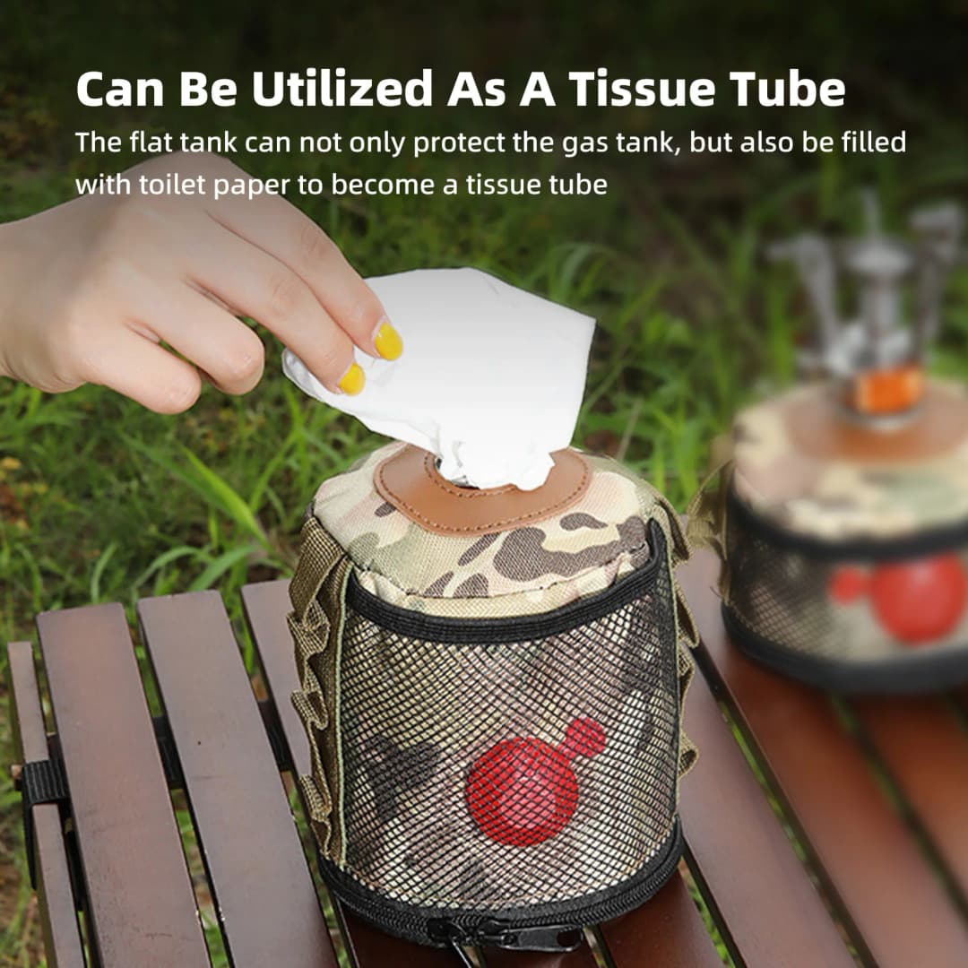 غطاء واقي وعازل لحاوية الغاز 450 جرام - حقيبة تخزين مضادة للسقوط لمعدات التخييم - 2