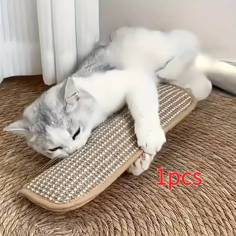 at Toy Game Pillow and Cat Scratching Pad for Solo Play and Intimate Interaction to Keep Your Feline Friend Happy and Soothing - 5