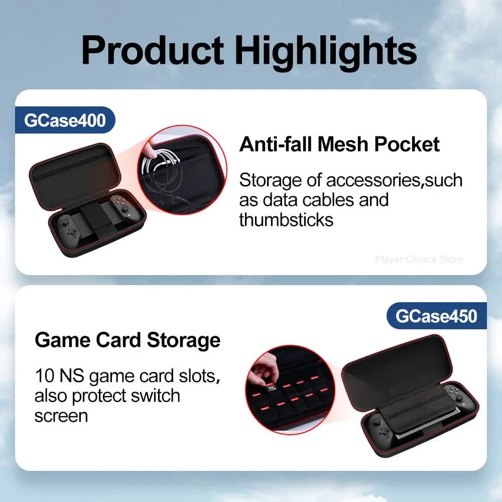 GameSir G8 Plus Carrying Case G8 Galileo X5 Lite X5s Controller Bag for X3 PRO X2 PRO X2s Type-C X4 Aileron Mobile Gamepads Box - 4