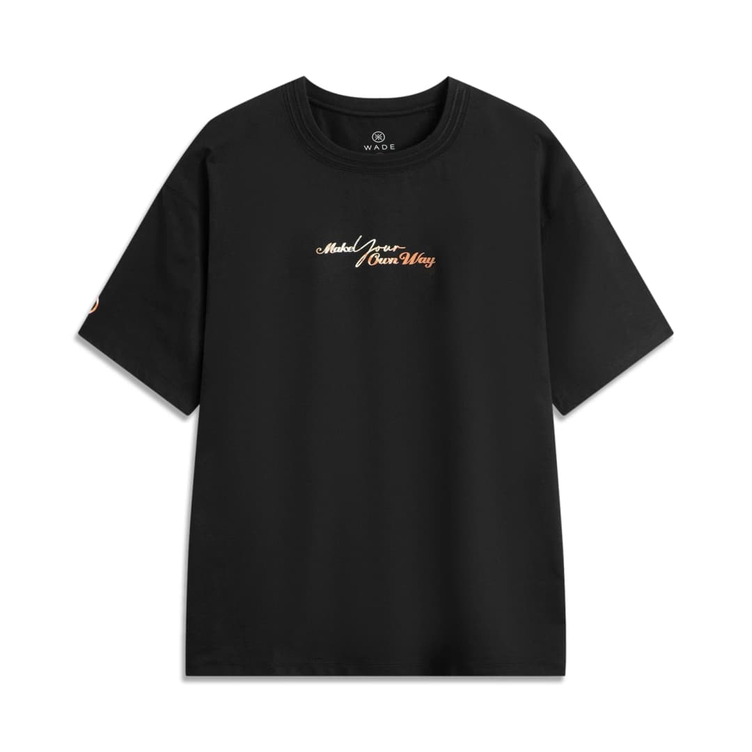 Li-Ning Men's Wade T-shirt 64%Cotton 36%Polyester Loose Breathable LiNing Sports Casual Short Sleeve Culture Tee Tops AHSV011 - 3
