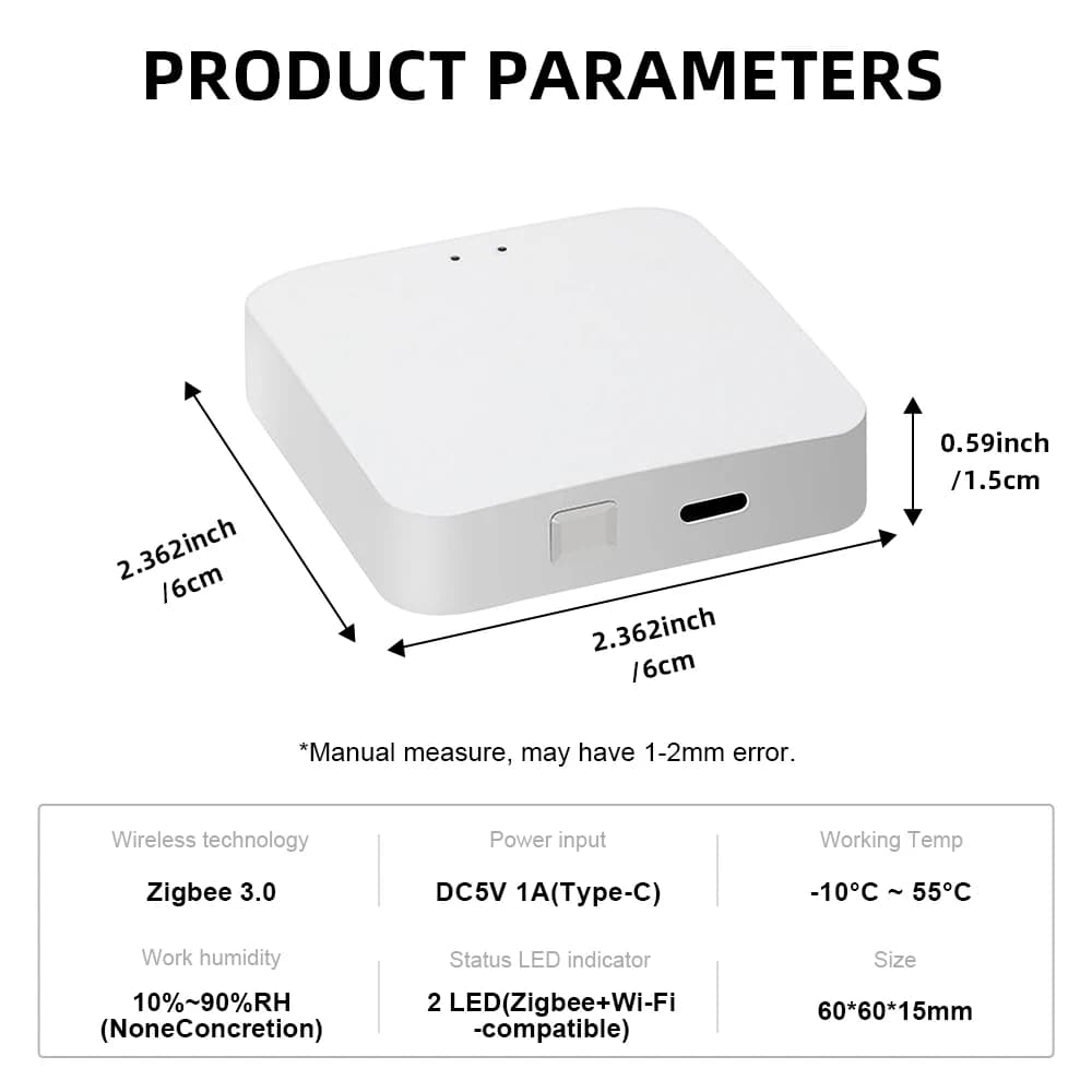 Zigbee 3.0 Gateway Hub USB Smart Home Wireless Bridge Ewelink APP Remote Control Automation Device Works with Alexa Google Home - 6