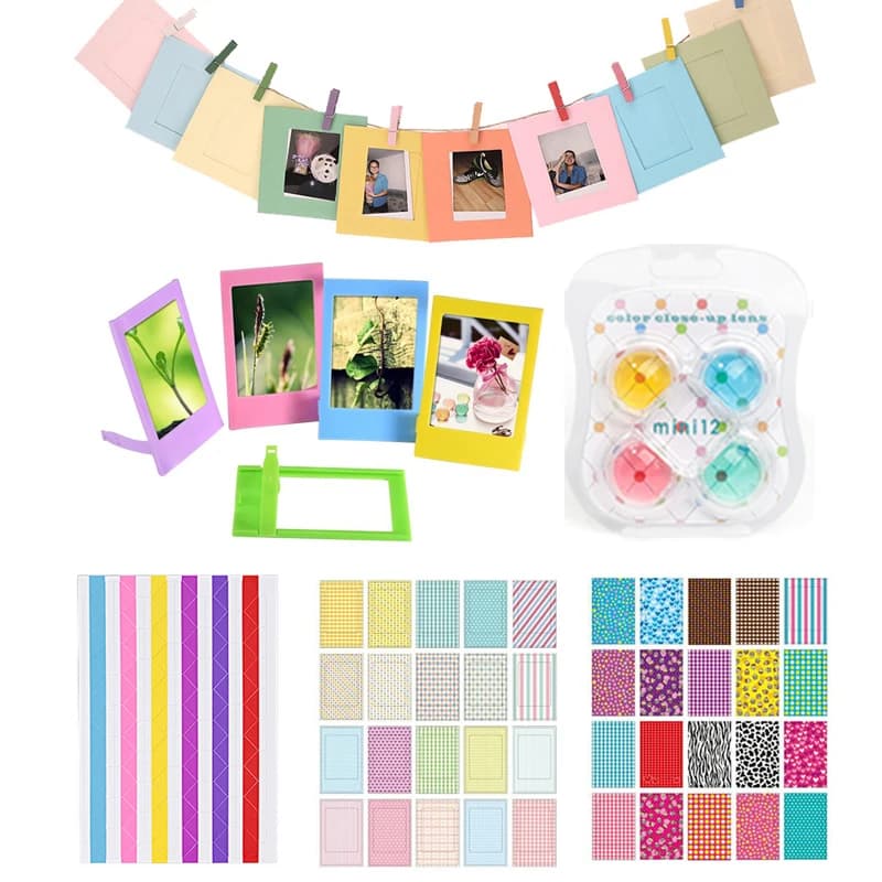Fujifilm Instax Mini12 /Mini SE Camera + 20 Sheets Instax Mini Film+ Album +Case Bag+ 10 in 1 Kits For Girl New Year's Day Gifts - 5