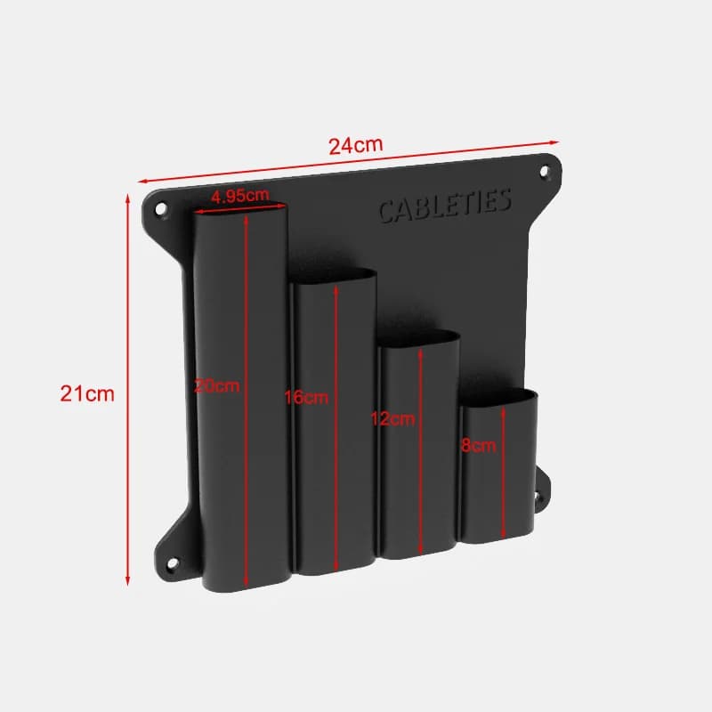 Wall Mounted Zip Tie Storage Metal Wire Rope Organizer Multi-Functional Wall Mounted Storage Rack RV Camping Car Accessories - 4