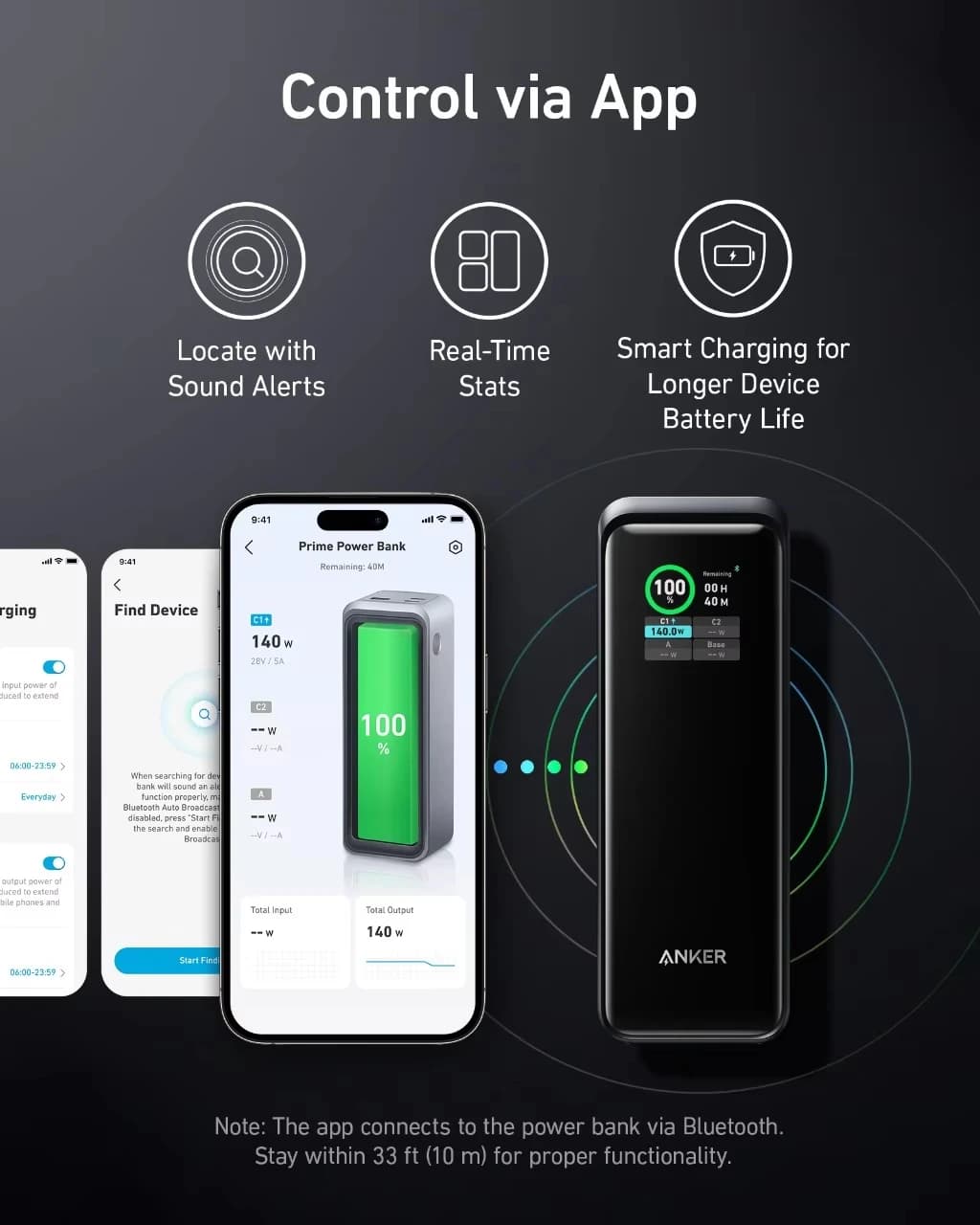 Anker Prime Power Bank 27650mAh 3-Port 250W Portable Charger 99.54Wh Spare Battery Portable Power Bank Large Capacity iPhone 17 - 4
