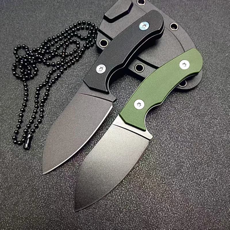 New  High Hardness Fixed Blade Knife  Blade with Sheath Portable Outdoor Camping Knife Survival Cutting Rescue Knife - 5