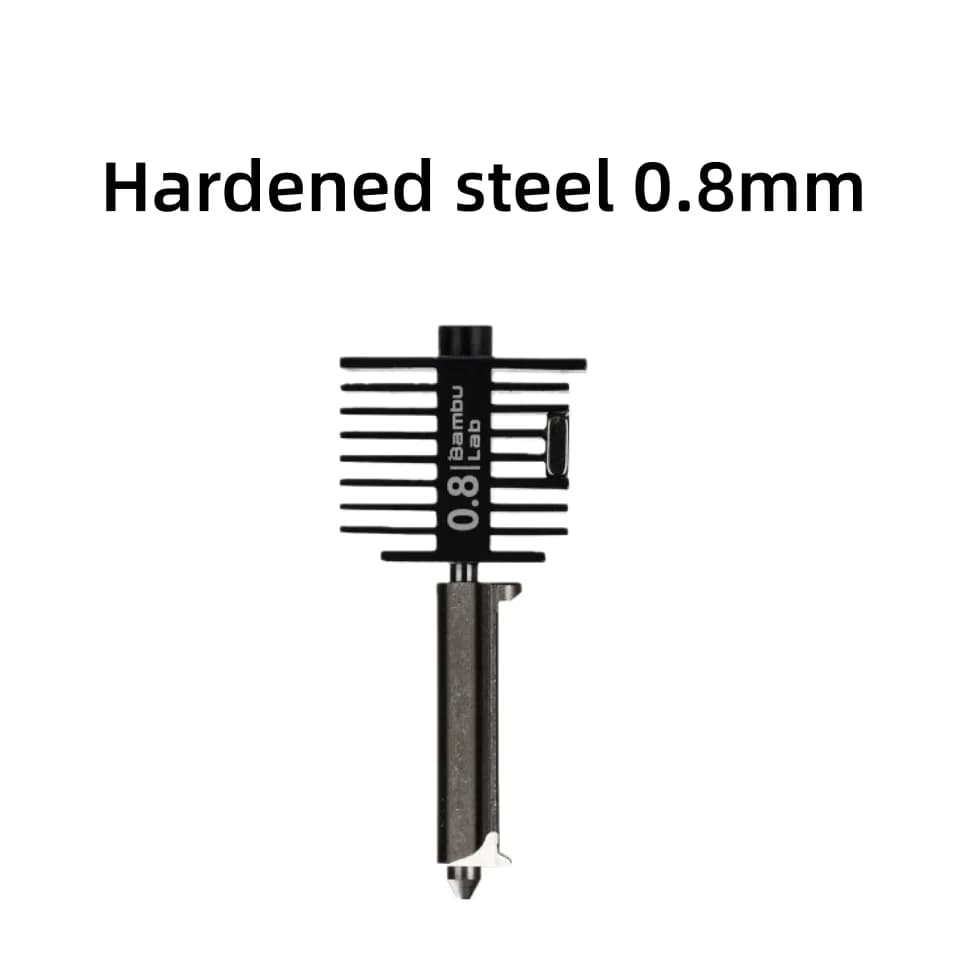 Official Bambu Lab A1/A1 Mini Multi-Size Hotend Kit | 0.4mm Hardened Steel Nozzle Set Standard Flow Hot End Upgrade Assembly - 6