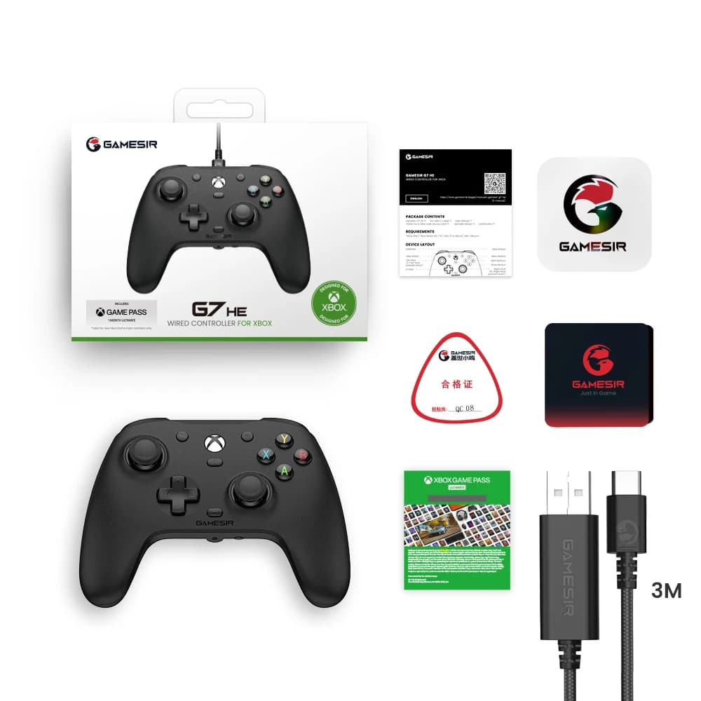 وحدة تحكم GameSir G7 HE لألعاب Xbox مع تأثير Hall لوحدة تحكم Xbox Series X وS وOne وأجهزة الكمبيوتر التي تعمل بنظام Steam وWindows - 6