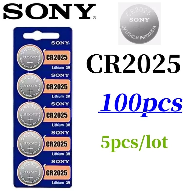 100Pcs Original Sony CR2450 CR2430 CR2032 CR2025 CR1632 CR1616 CR1620 CR1220 cr1220 cr2032 cr2025 cr2430 Battery cr2032 batteria - 5