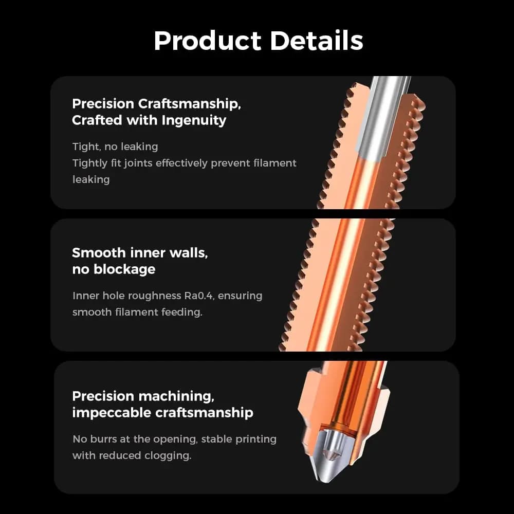  Creality Hardened Steel Nozzle Kit for K1C/SE/Max & Ender 3 V3/KE/Plus/K2 SE 3D Printers - Original Upgrade nozzles - 5