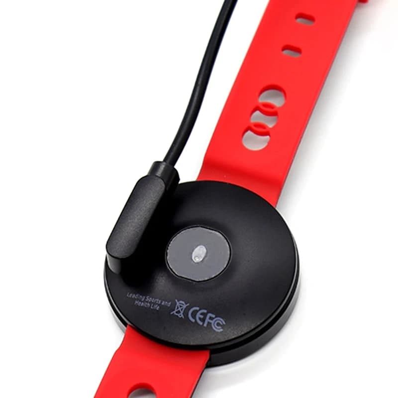 كابل شحن مغناطيسي قوي 2 دبوس أسود/أبيض عالمي لساعة ذكية خط شحن حبل متوافق مع أجهزة مختلفة - 3