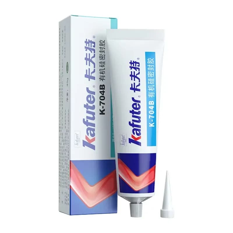 Kafuter Silicone Industrial Glue 45g High Quality K-704 705 704B RTV Silicone Rubber Black White Transparent Insulation Glue Too - 2