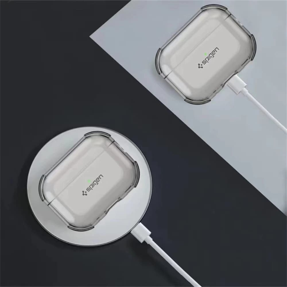 Spigen For AirPods 4 Pro 3 Pro 1 TPU Transparent Earphone Case 2026 New With Ring Anti Loss Clear Shockproof Embedded Soft Cover - 5