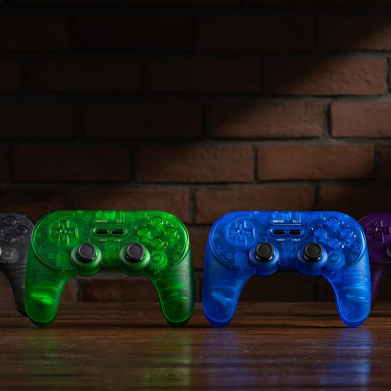 8Bitdo وحدة تحكم بلوتوث Pro 2 مع عصا تحكم بتأثير هول جيمباد لاسلكي لجهاز Switch /Switch 2 PC macOS Android Steam Raspberry Pi - 6