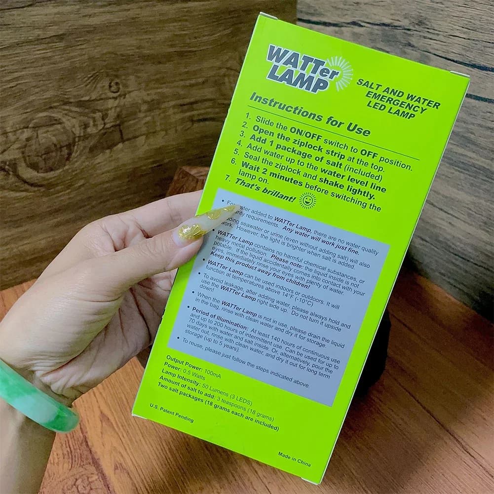 مصباح طوارئ LED للمياه المالحة ، التخييم ، توفير الطاقة ، مقاوم للماء ، مصباح الصيد الليلي المحمول ، لوازم السفر للسيارة ، في الهواء الطلق - 5