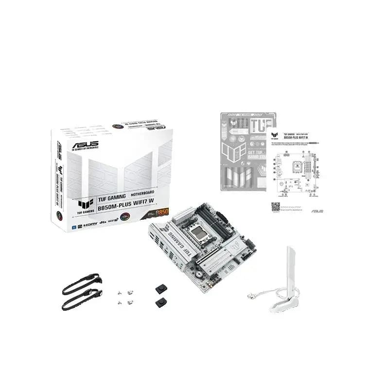 ASUS New TUF GAMING B850M PLUS WIFI7 W AMD B850  Micro-ATX  Supports up to 9000 series Ryzen Socket AM5 DDR5 Motherboard - 2
