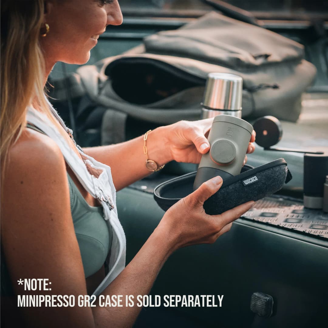 WACACO Minipresso GR2, No Electricity, Espresso Machine for Outdoor Compatible Ground Coffee, Portable Coffee Maker, - 3