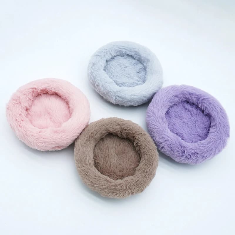 Autumn Winter Round Warm Hamster Nest Mat Bed for Small Animals Hedgehog Squirrel Mice Rats Guinea Pig Cushion Bed Pet Products - 2