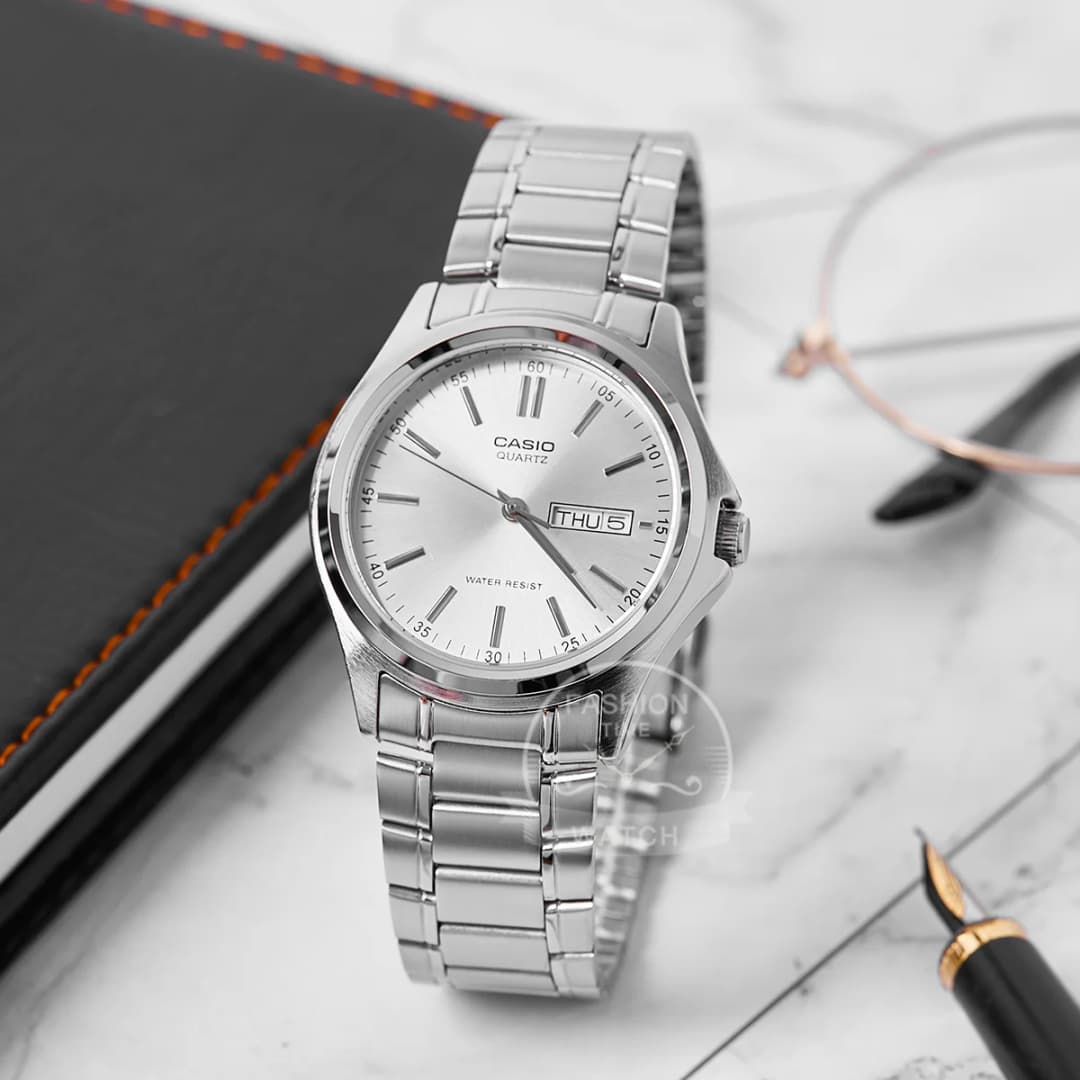Casio watch men's top suit quartz watch leisure waterproof electronic men watch MTP-1239 series - 6