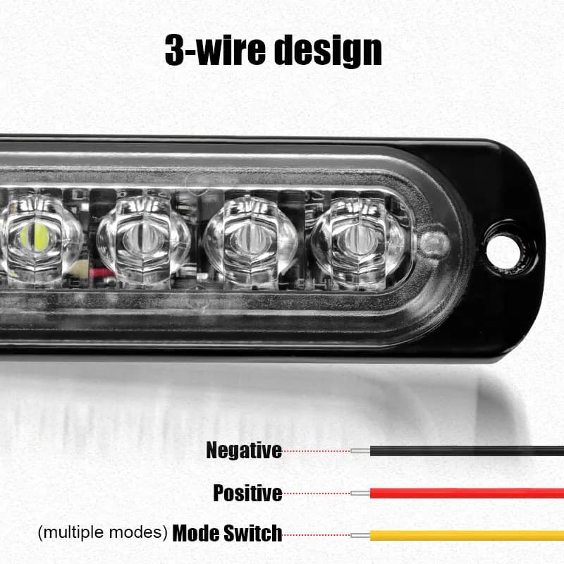 4LED سيارة شاحنة مقطورة منارة مصباح LED الجانب ضوء مقاوم للماء تيار مستمر 12 فولت 24 فولت تحذير ضوء ماركر ضوء - 5