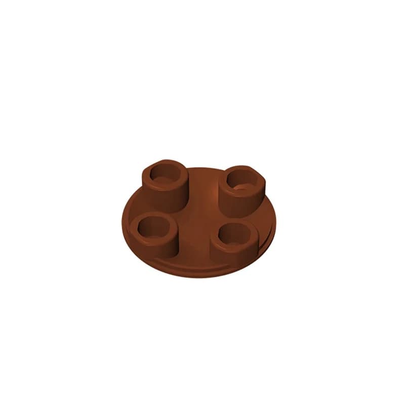 MOC 10PCS 2654 Round 2x2 Building Blocks With Rounded Bottom Boat Plate Bricks Particle Puzzle Toy Children Birthday Kid Gifts - 6