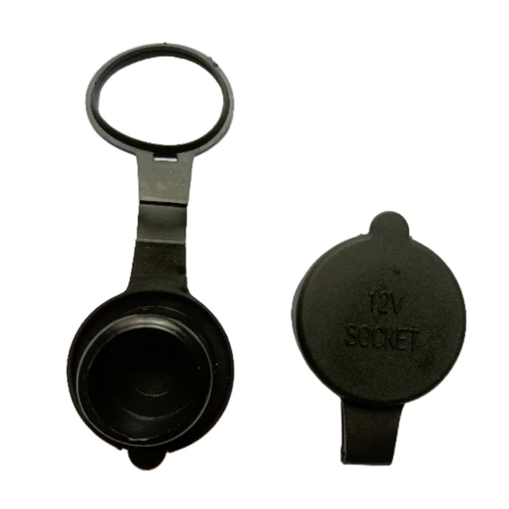 5pcs Car Cigarette Lighter Lid Socket Outlet 12V Outlet Lid Waterproof Cap Dustproof Cover Plug Cap Car Accessories - 3