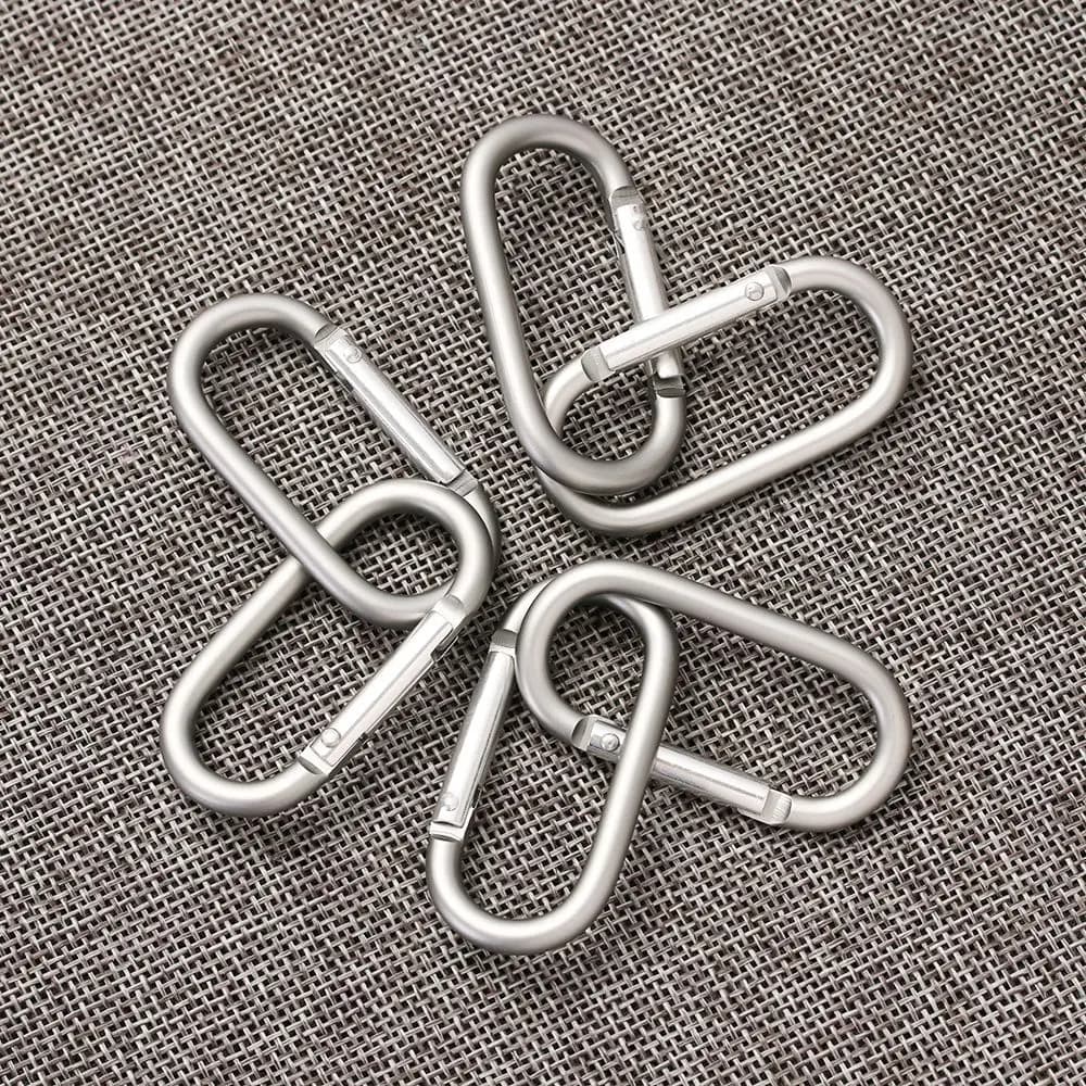 2/5/10pcs Survival Gear Camping Hiking Outdoor tool Camp Mountaineering Hook Buckle Keychain Travel Kit Climing Carabiner - 3