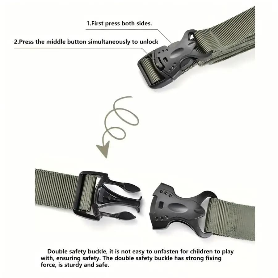 Heavy-Duty Outdoor Camping Luggage Straps - Adjustable Double Safety Buckle Luggage Packing Belt Bundling Rope of Cargoes - 3
