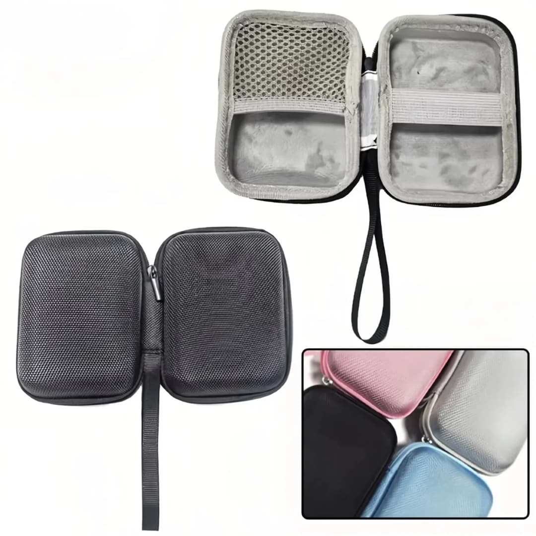 Digital Camera Case EVA Hard Carrying Case Travel Storage Bag For CCD Card SSD External Hard Drive USB Data Cable Organizer
