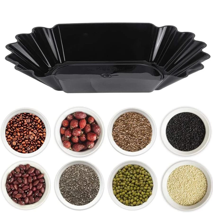 Coffee Beans Sample Tray Coffee Bean Display Dish Oval Sample Tray Storage Container Multi-functional Serving Tray for Home - 2