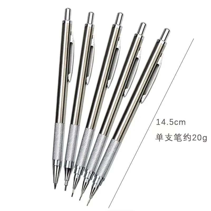 0.3/0.5/0.7/0.9/1.3/2.0mm Mechanical Pencil Set Art Drawing Painting Automatic Pencil with 2box Leads Office School Supply - 6