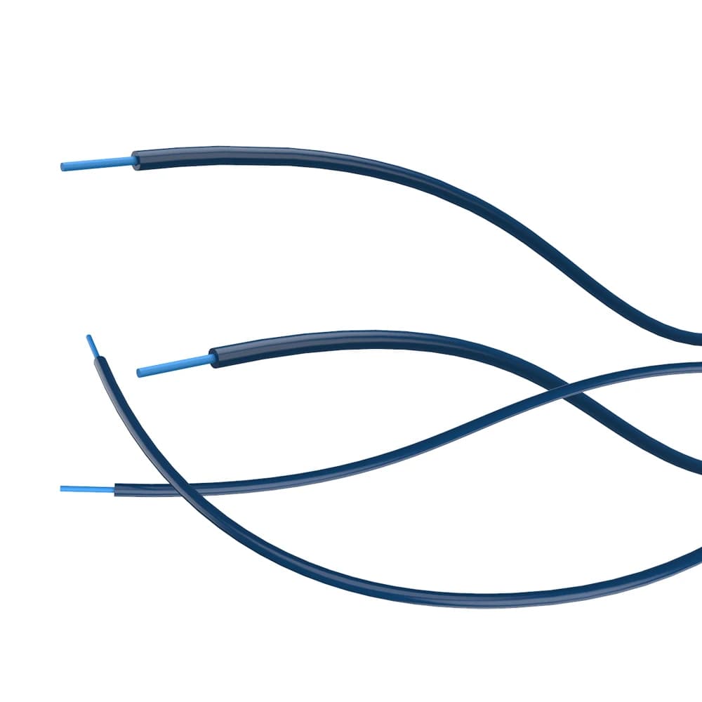 أنابيب PTFE من كرياليتي، سلسلة كابريكورن XS زرقاء، 1 متر، تركيب سريع، قطعة واحدة، تركيب هوائي لدفع خيط 1.75mm - 6