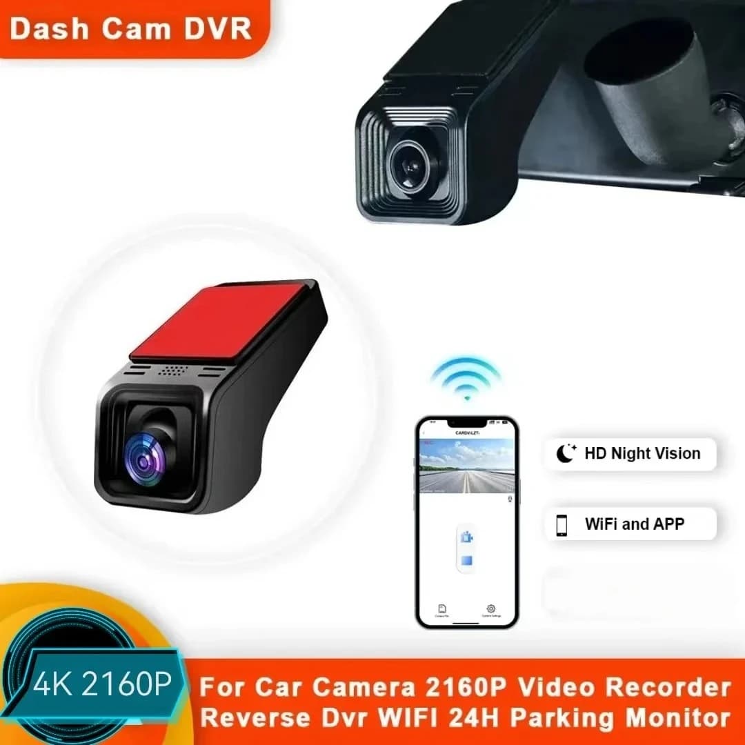 HD 4K 2160P WiFi جهاز تسجيل فيديو رقمي للسيارات داش كام كاميرا 2K 1600P 1080P 24H شاشة ركن السيارة APP التحكم سيارة القيادة مسجل فيديو لجميع السيارات