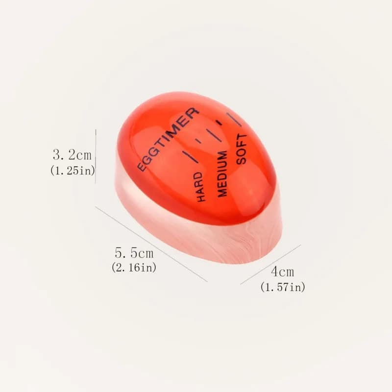 1/3pcs Egg Timer Kitchen Electronics Gadgets Color Eggs Cooking Changing Yummy Soft Hard Boiled Eco-Friendly Resin Red  Tools - 5