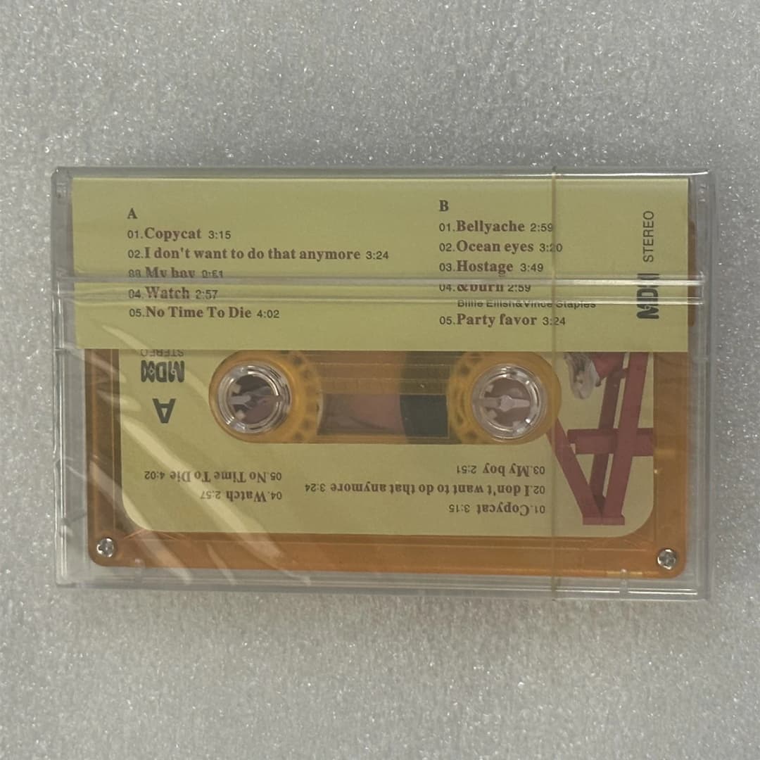 شريط موسيقى بوب EU US، ألبوم Dont Smile at Me، Ocean Eyes، أشرطة كاسيت، أزياء تنكرية، مشغل، مسجل، صندوق موسيقى تصويرية، هدايا حفلات - 3