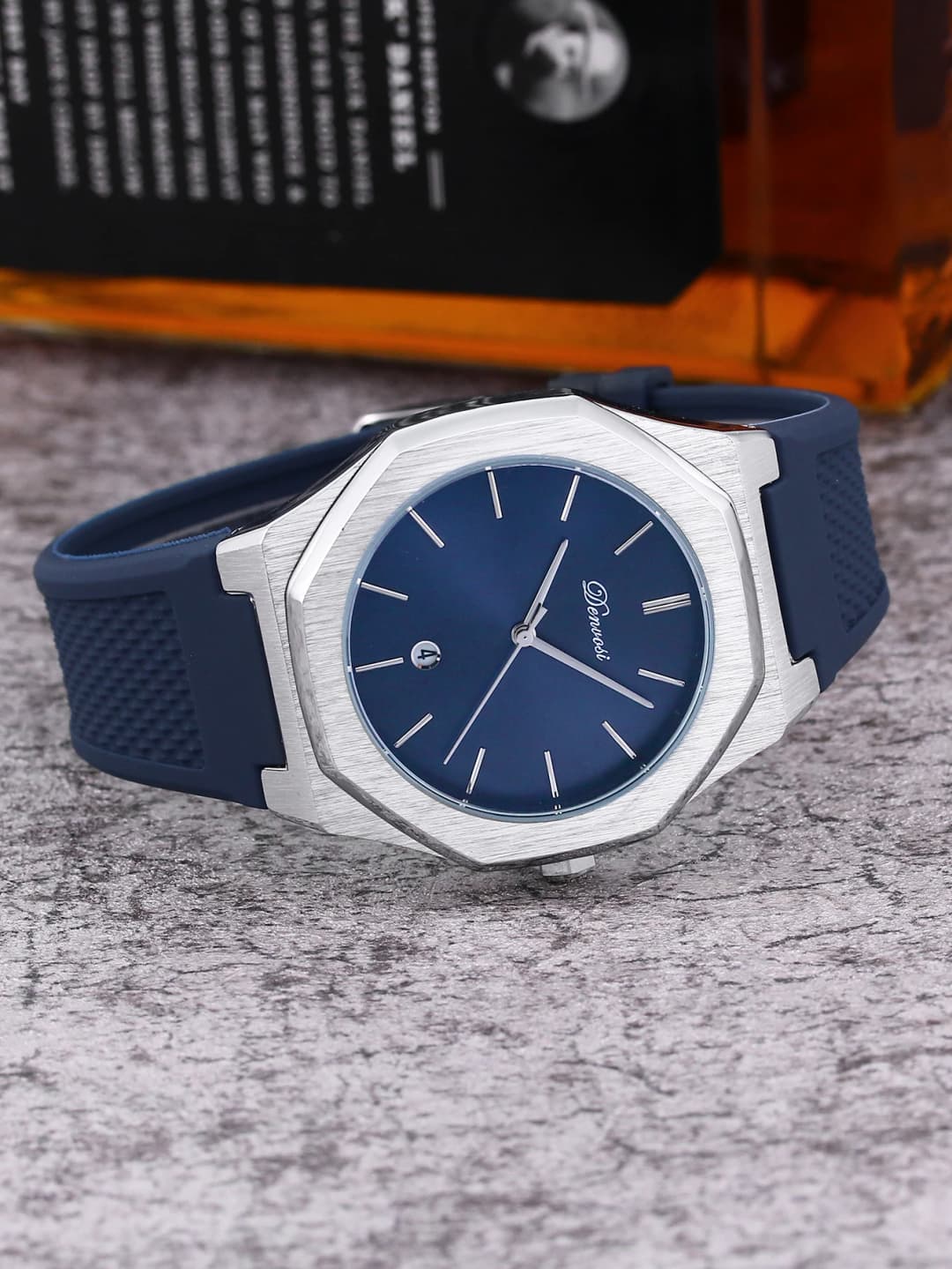 Simple leisure sports men's quartz watch  Waterproof casual wristwatch for men - 3