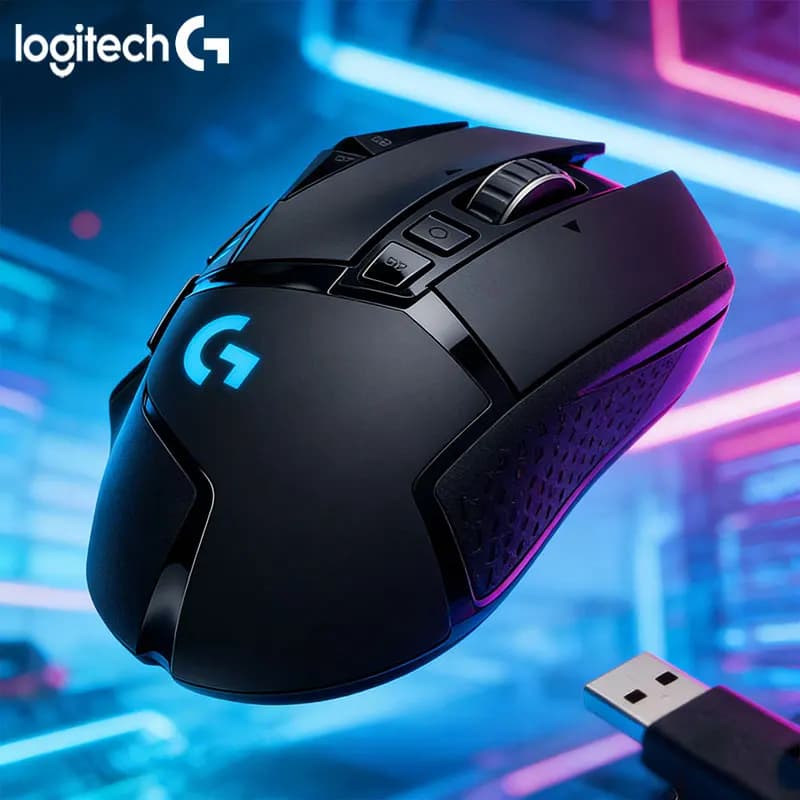 Logitech G502/G402 Professional eSports gaming mouse, lightweight and low latency, suitable for gamers, streamers, and students