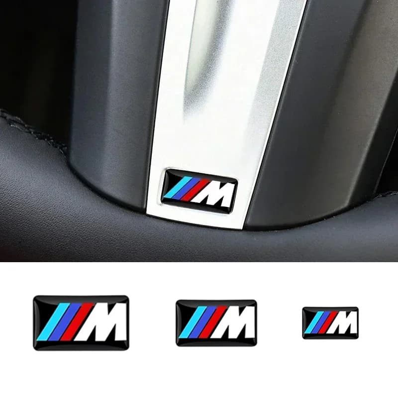 ملصقات عجلة قيادة لسيارات BMW M Performance، متوافقة مع عدة موديلات - 6