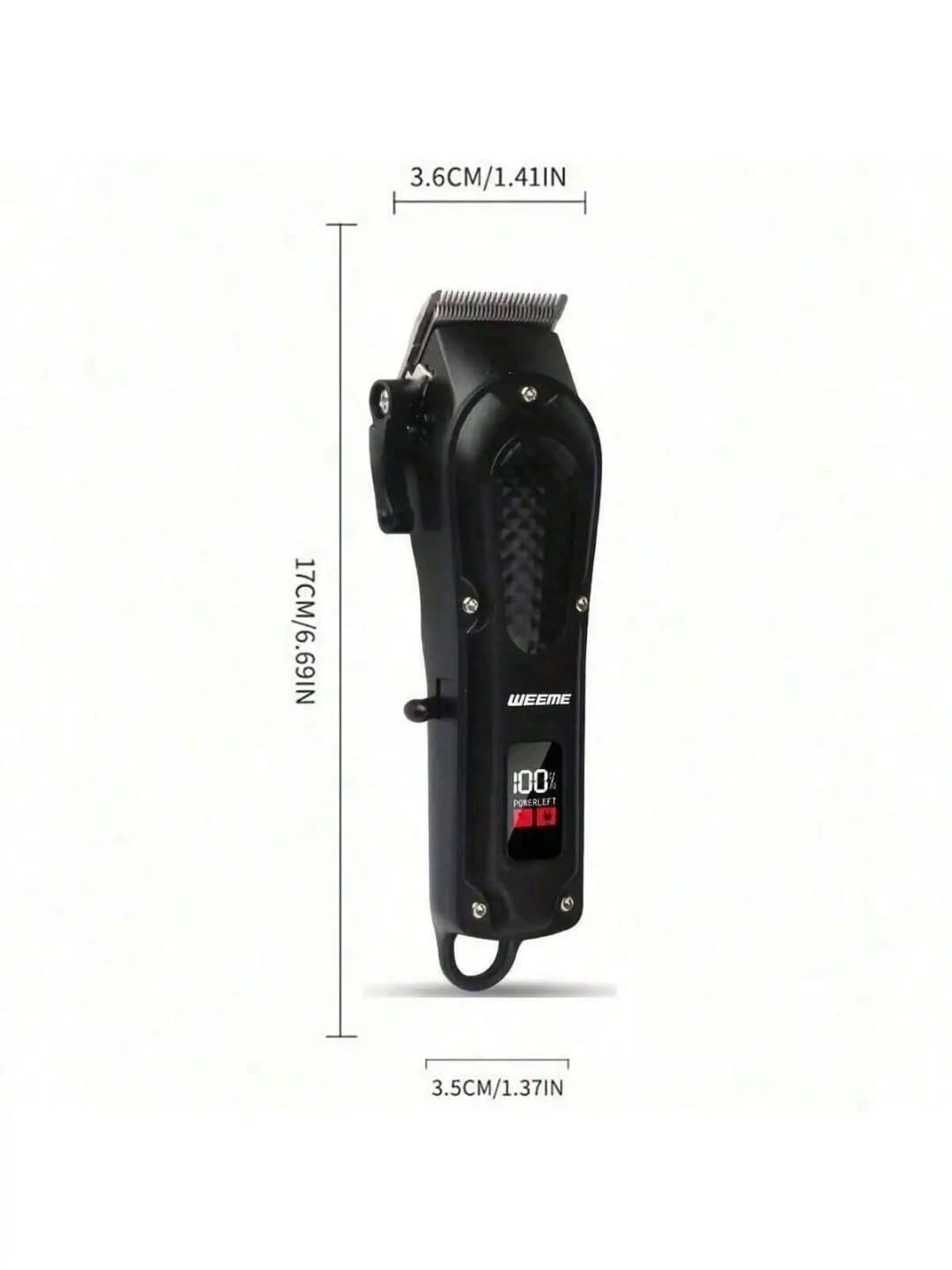 Professional USB Rechargeable Hair Clipper & Beard Trimmer, Cordless, Ideal Gift for Men - 3