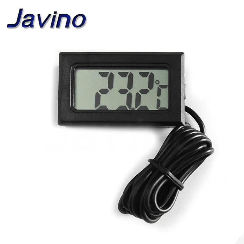 Mini LCD digital thermometer used for freezer temperature - 50-110℃ refrigerator thermometer indoor and outdoor waterproof probe - 3