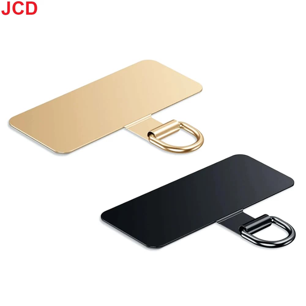 JCD 1/4 قطعة الهاتف المعدني العالمي الحبل طوقا التصحيح دائم رقيقة جدا الهاتف المحمول الرافعة حبل مشبك للبطاقات حزام شنق الحبل تبويب - 3