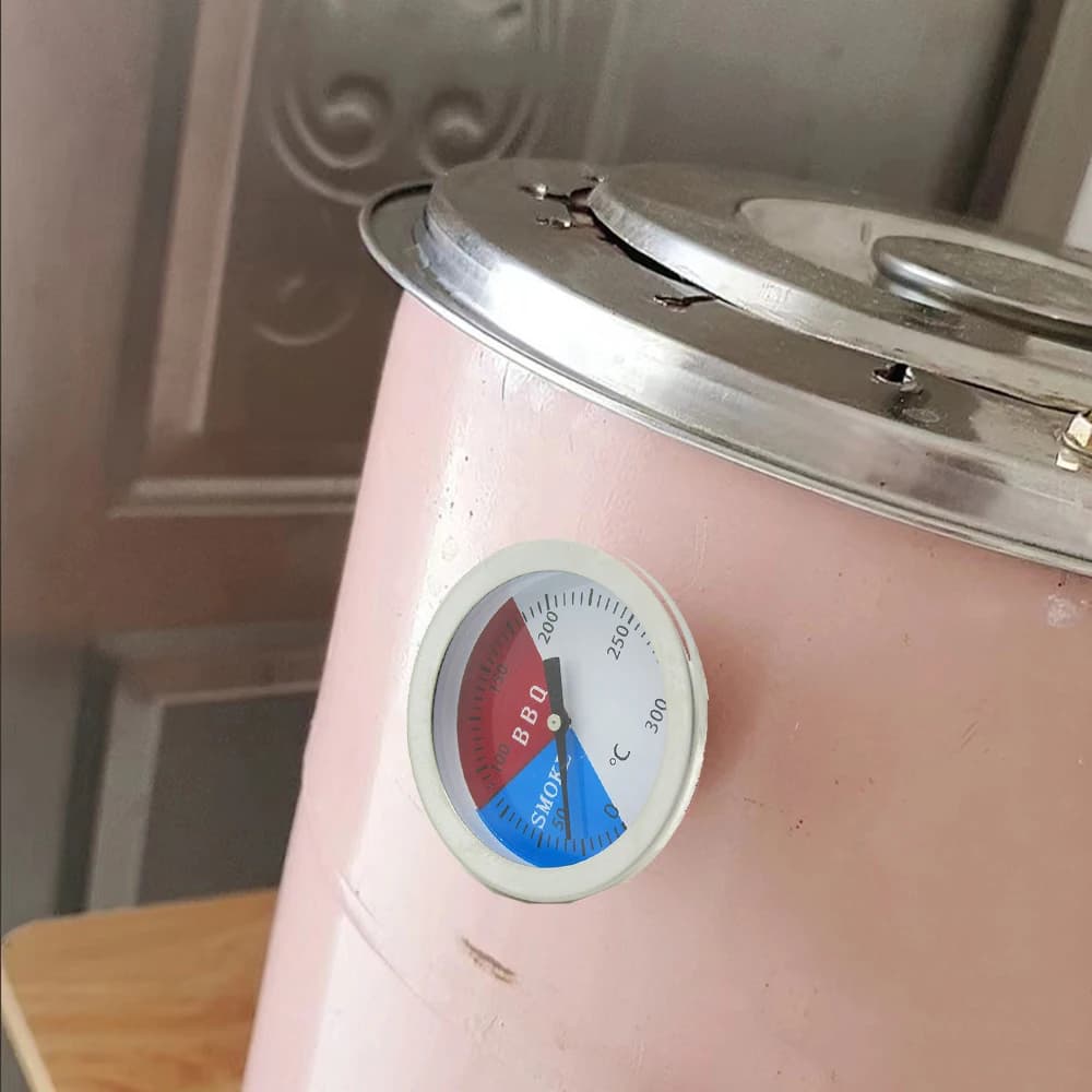 0-300 مئوية شواء ميزان الحرارة فرن الفولاذ المقاوم للصدأ الشواء الفحم المدخن مقياس درجة الحرارة البيتزا ميزان الحرارة للشواء اللحوم - 6